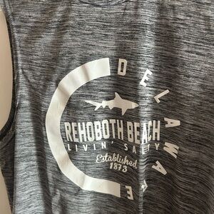 Banana Republic Gray Sleeveless Muscle Tee